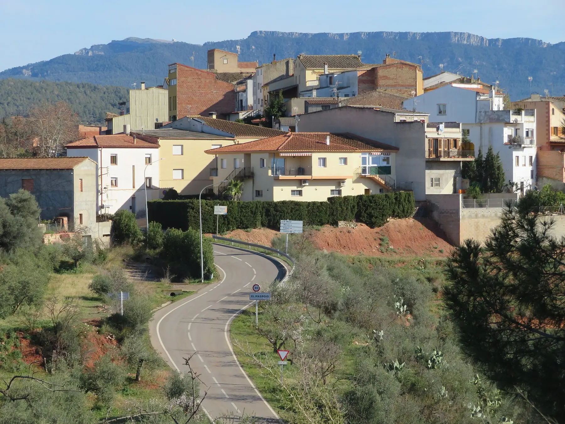 The landscape around El Masroig in DO Montsant